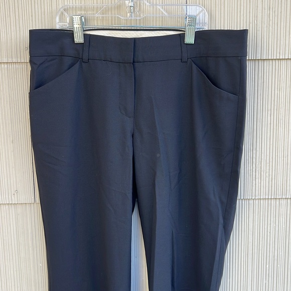 THEORY Traceable Wool Slim Straight-Leg Trousers Size 6 - Picture 6 of 12